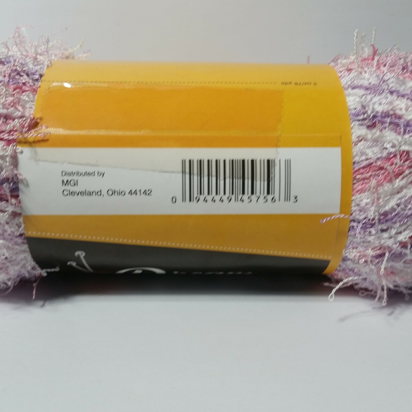 Pastel Light Pink Purple White Scrubby Yarn Acrylic Twin Pack USA Made Blossom