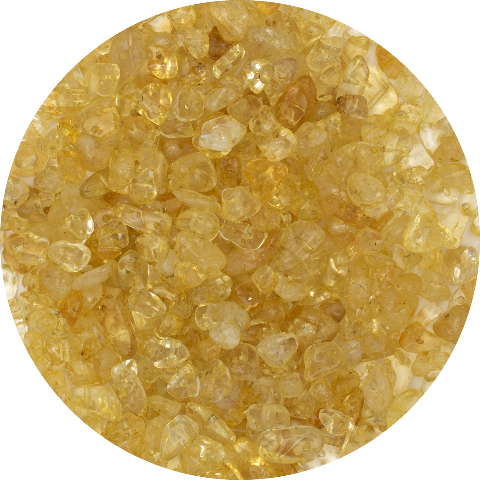Citrine Chip Beads 32” Strand 5~8mm Gemstone Jewelry Making Bulk Loose