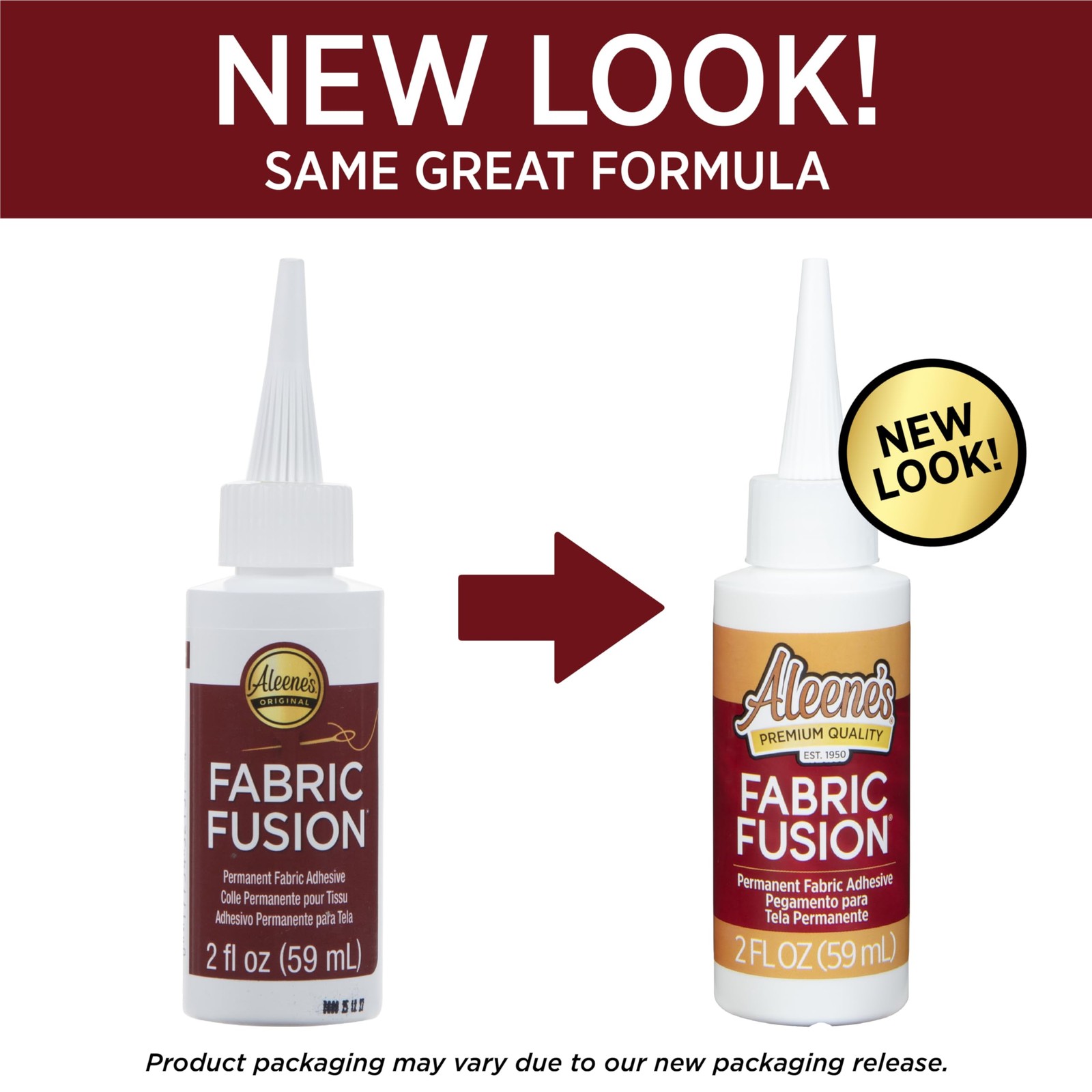 Aleene’s Fabric Fusion Glue, Permanent Adhesive, NoSew Fabric Glue for Clothes