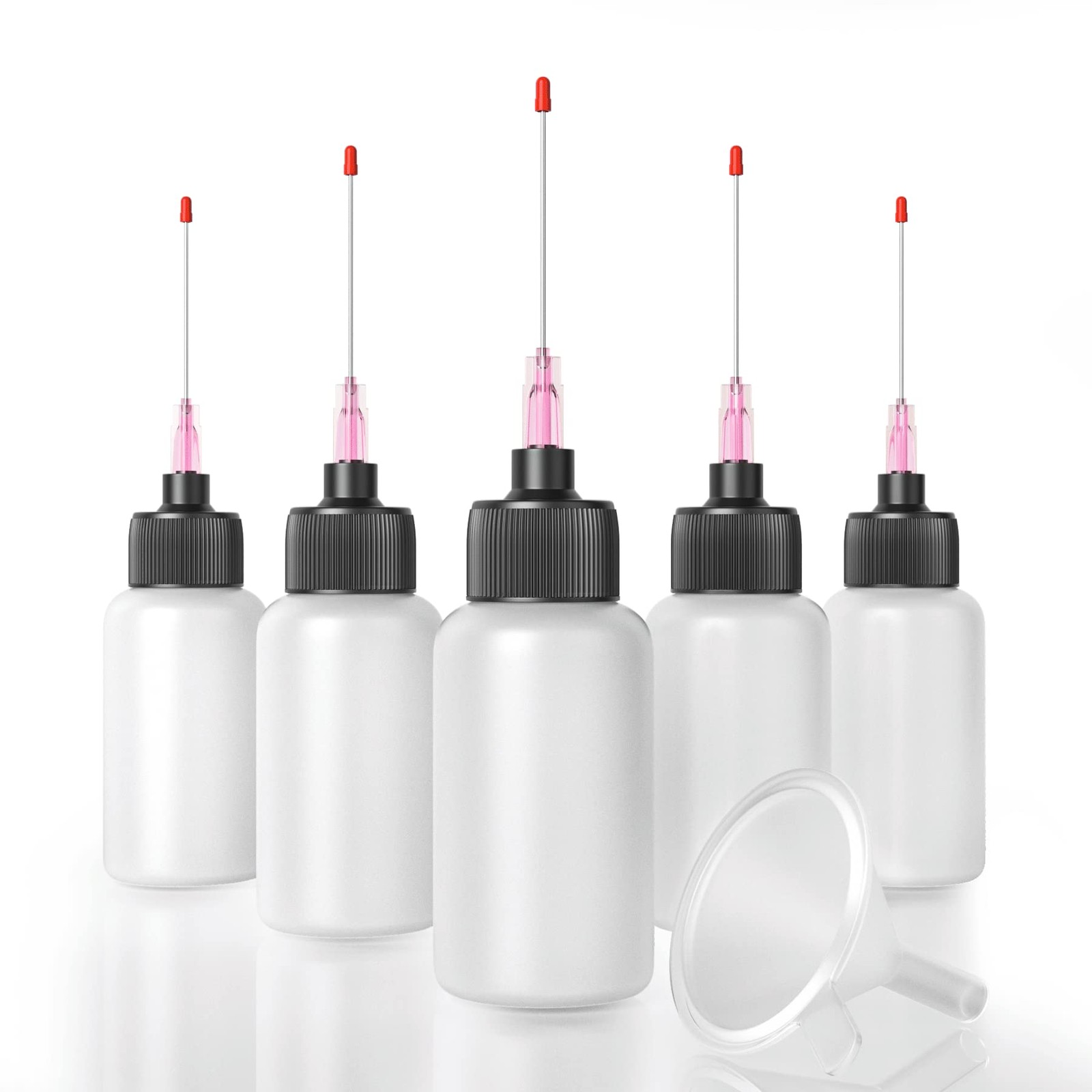5 Pcs Needle Oiler (1 OZ), Precision Gun Oil Bottle, LDPE Oil Applicator with