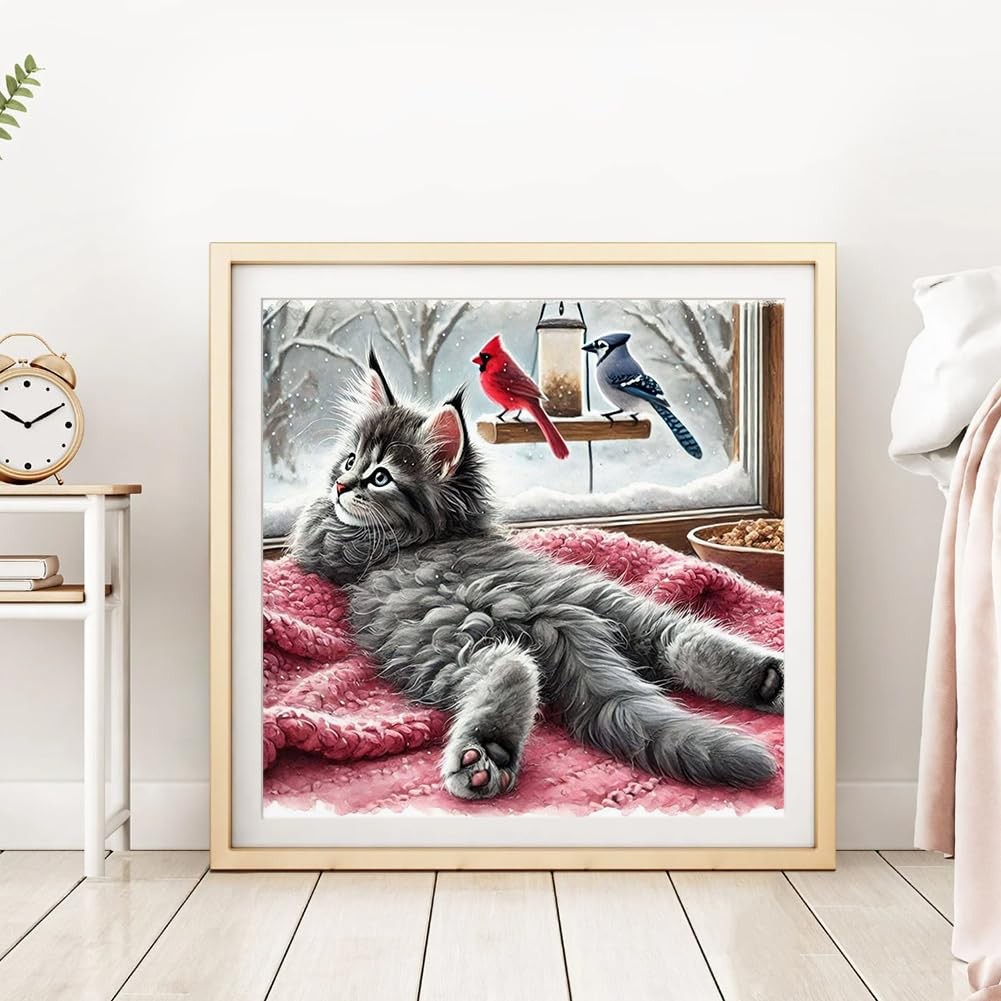 DPDAKIT Diamond Painting Kits Cat for Adults, Diamond Art Kits for Beginner, …