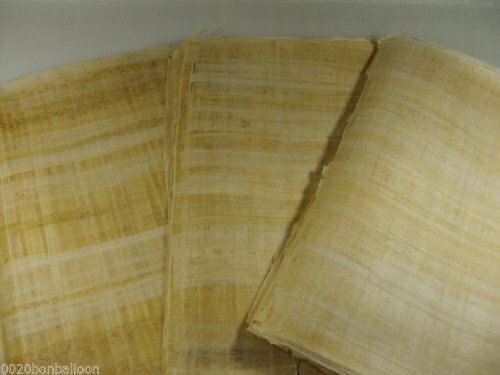 Blank Egyptian Papyrus Sheets for Art Projects and Schools 8×12 or 13×17 inches