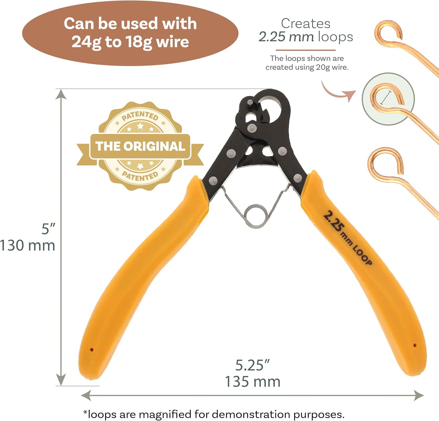 Original One Step Looper – Create and Trim Consistent 2.25 Mm Loops for Jewelry