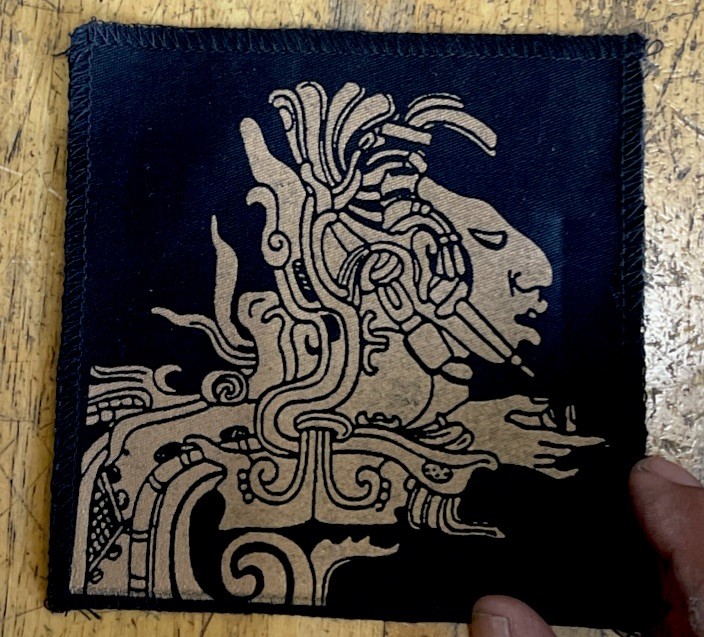 Quetzalcoatl Prehispanic Mexico Logo Patch: Sew On, Embroidered, 5” X 5