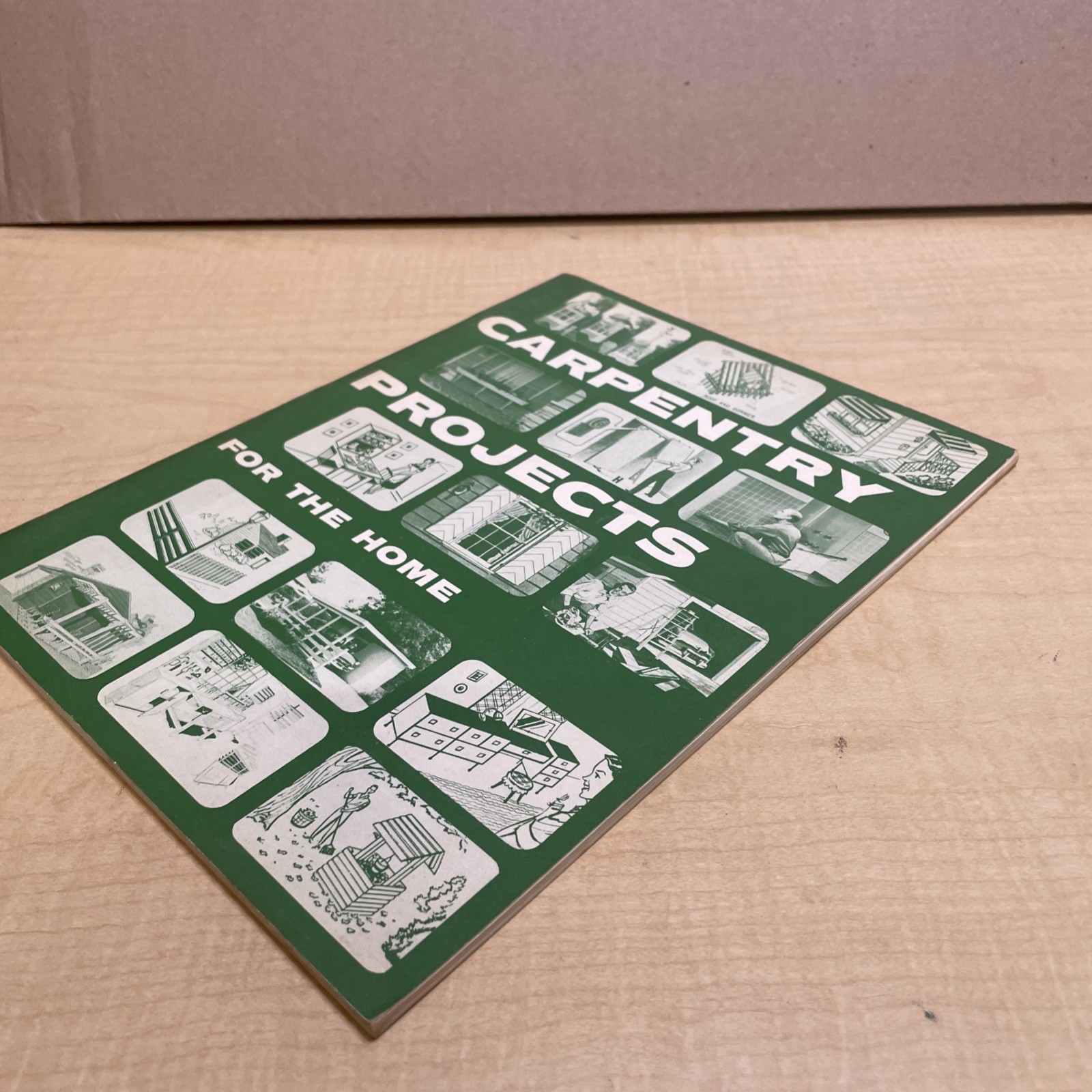 Vintage 1957 Carpentry Projects for the Home Home Craftsman Woodworking Pb