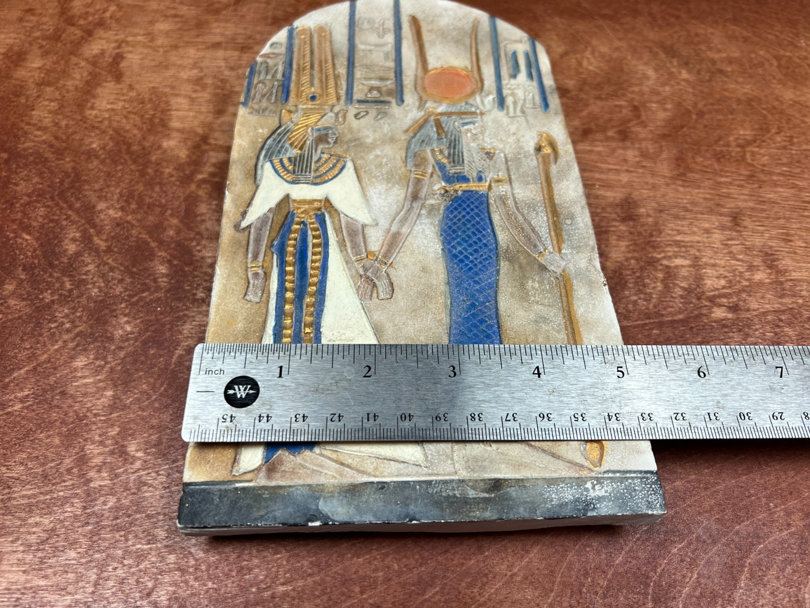 Queen Nefertiti with Goddess Hathor Wall Hanging Rare Egypt