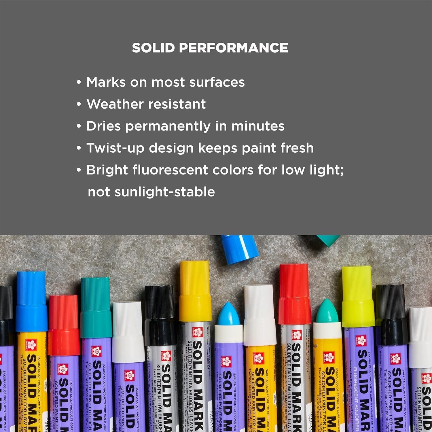 Sakura Solid Paint Marker 5PK- 12 colors Available