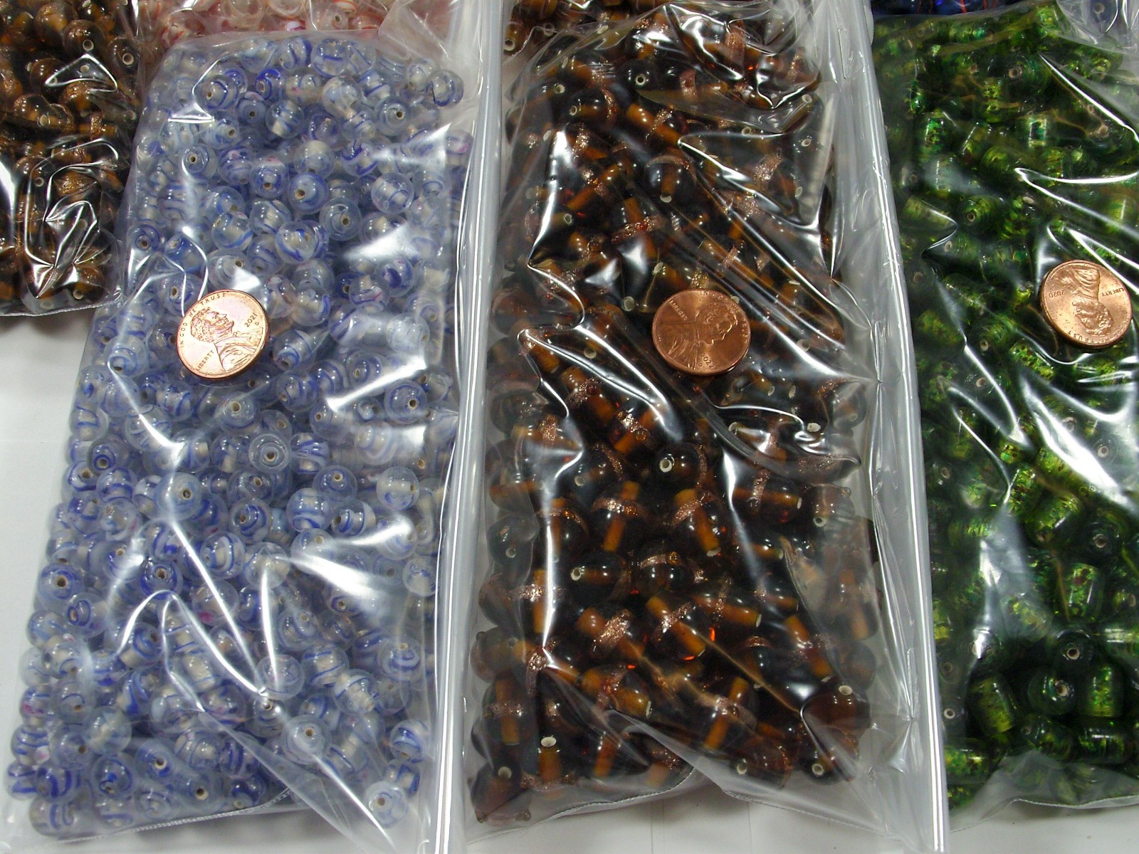 8 Pounds Assorted India Handmade Fancy Glass Beads Wholesale Bulk Lot (PK-1) ⭐