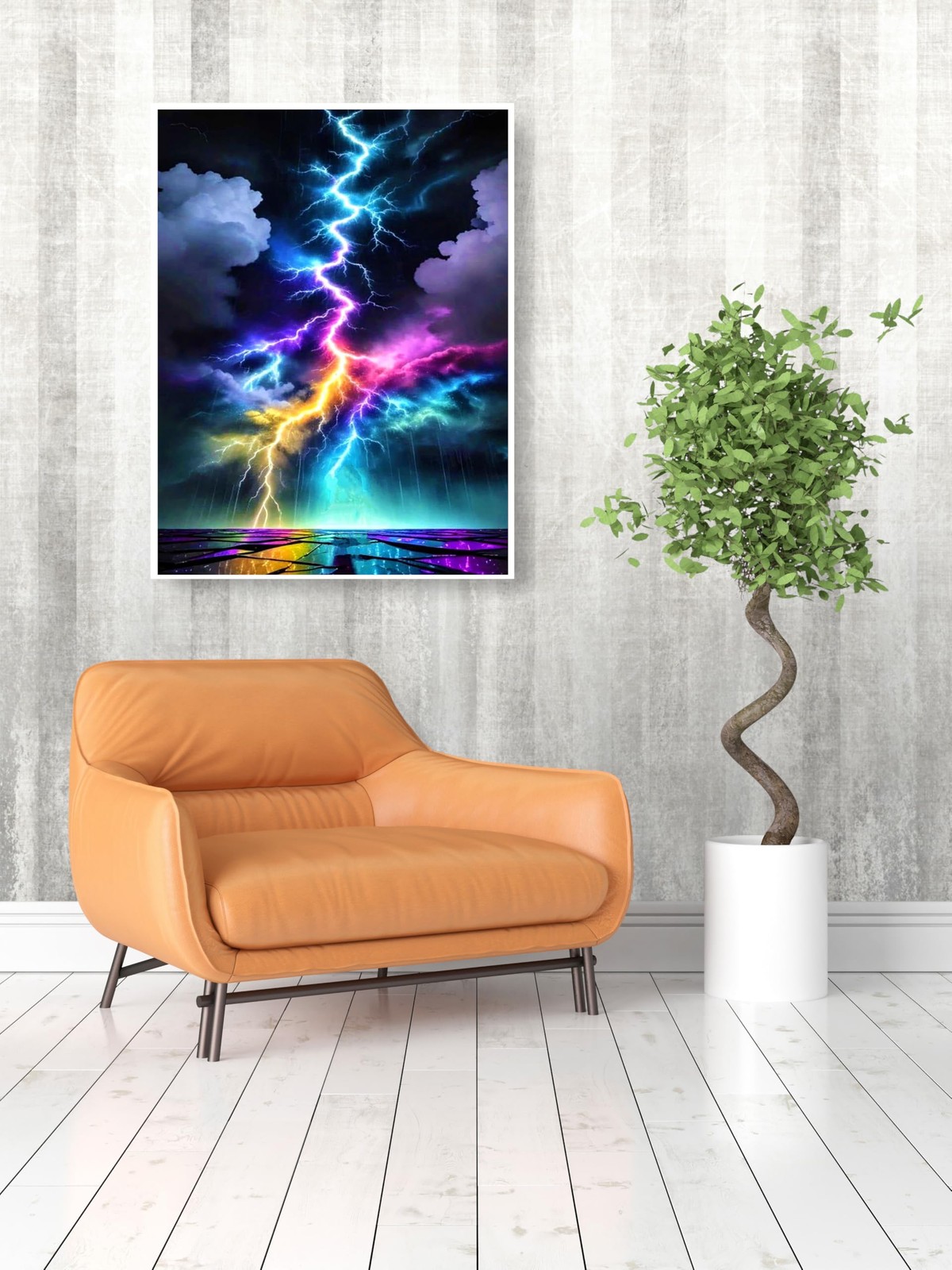 Diamond Art Painting Kits for Adults, Colorful Lightning 5D Diamond Painting …