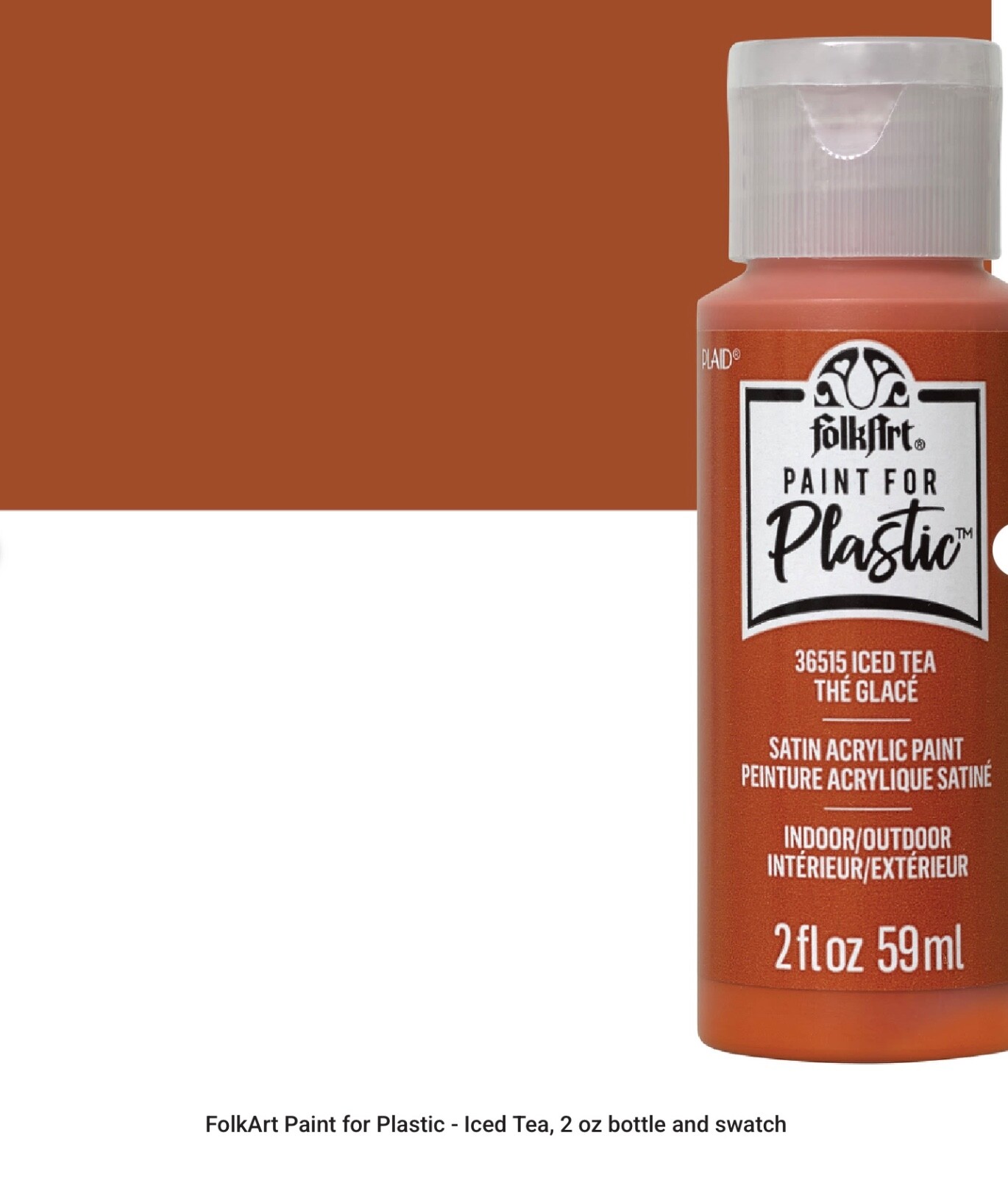 Paint For Plastic by FolkArt, Works Better on Plastics! Build a Set/CHOOSE COLOR