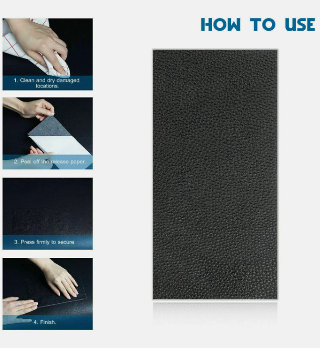 Self-Adhesive Leather-Repair-Patch Repair-Patch Refinisher-Cuttable Leather Sofa