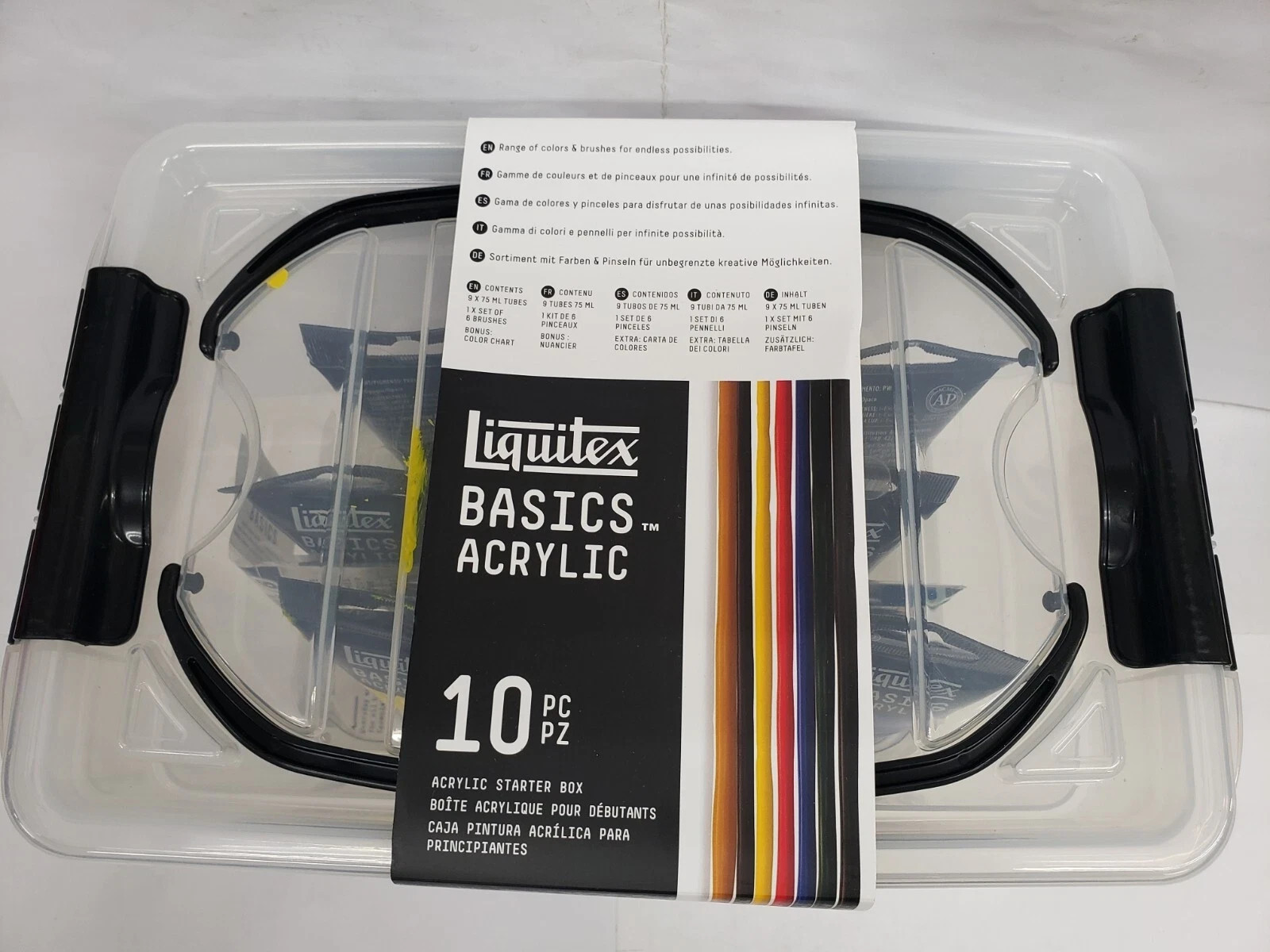 Liquitex Basics Acrylic – Acrylic Starter Box 10 Pc Set