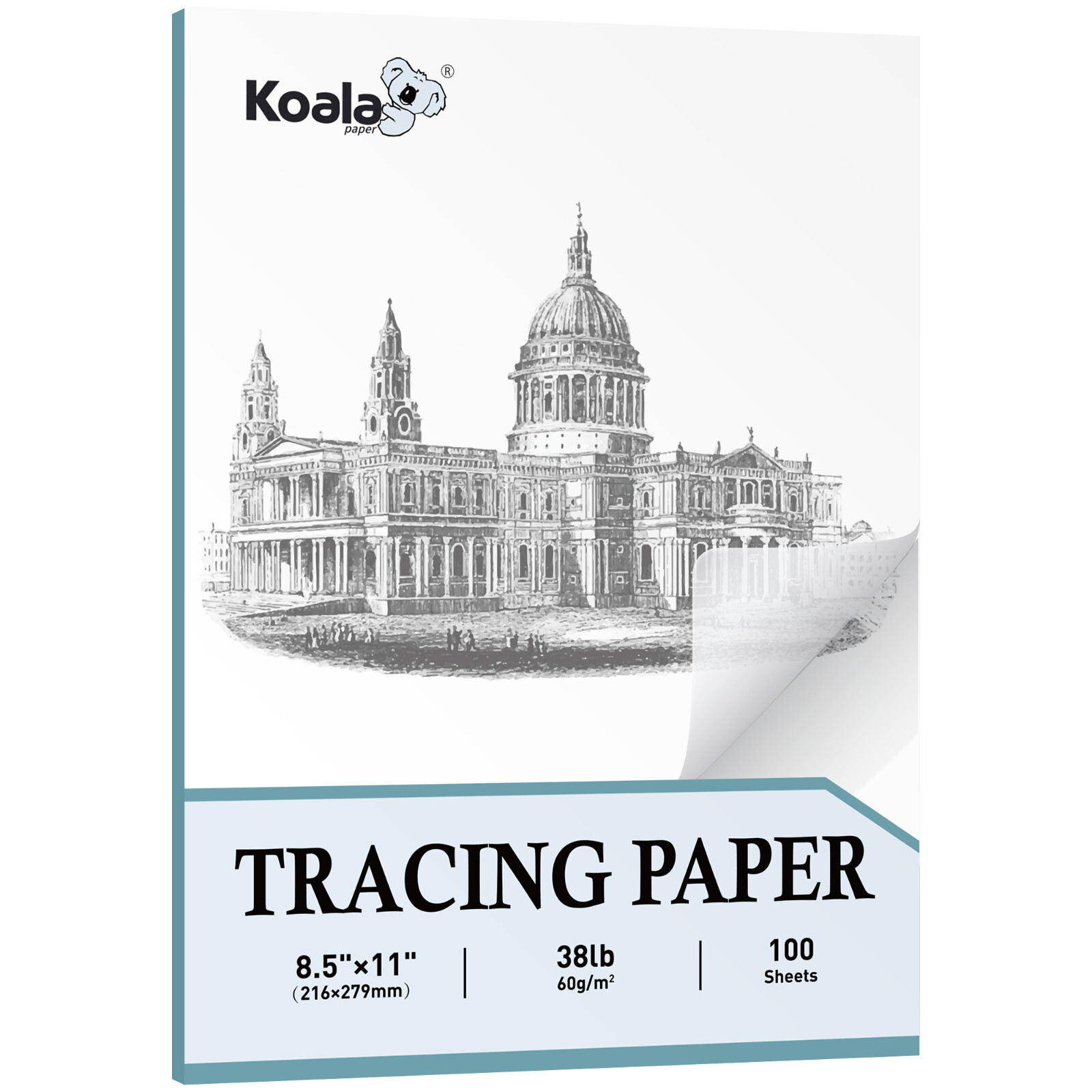 Lot 100-600 Sheets Koala Tracing Paper for Drawing Sewing Crafts, 8.5×11 60gsm