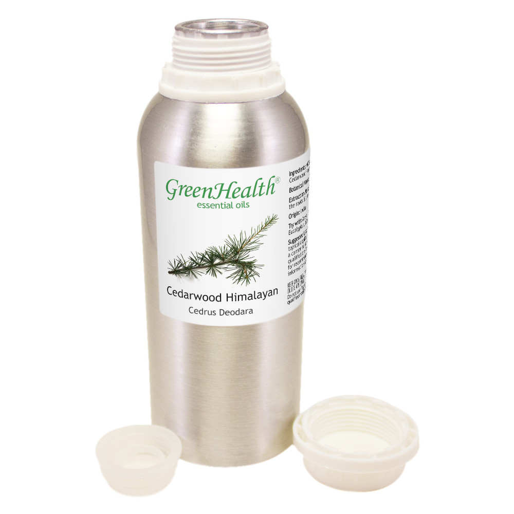 Bulk 8 fl oz Cedarwood Himalayan Essential Oil Pure Natural in Aluminum Bottle