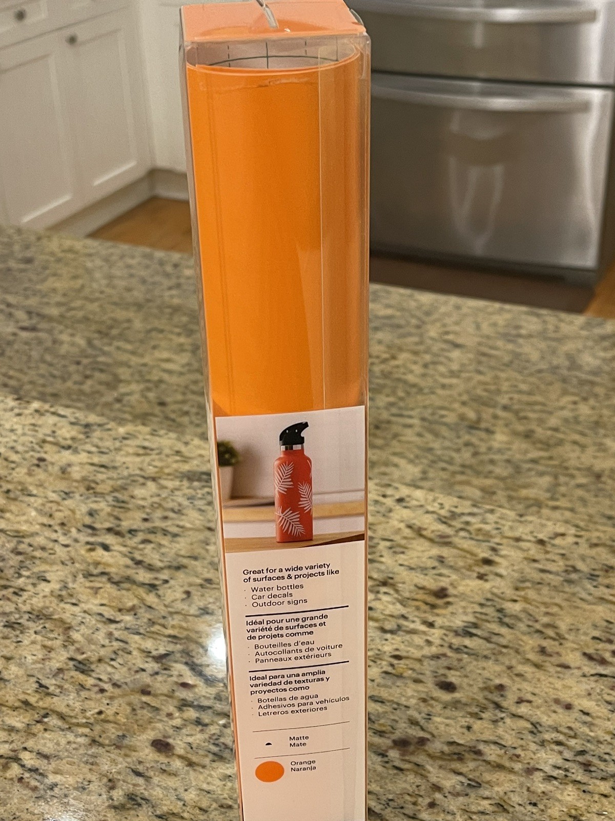 Cricut Smart Vinyl Permanent Matte 13in X 3 Ft Roll Explore 3 Maker 3 ORANGE