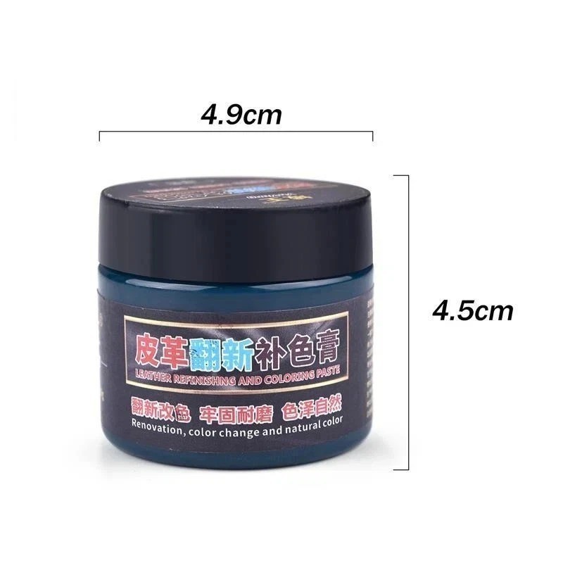50g Leather Dye Pigment Liquid Repair Paint for Car Seats Bags Shoes Sneakers