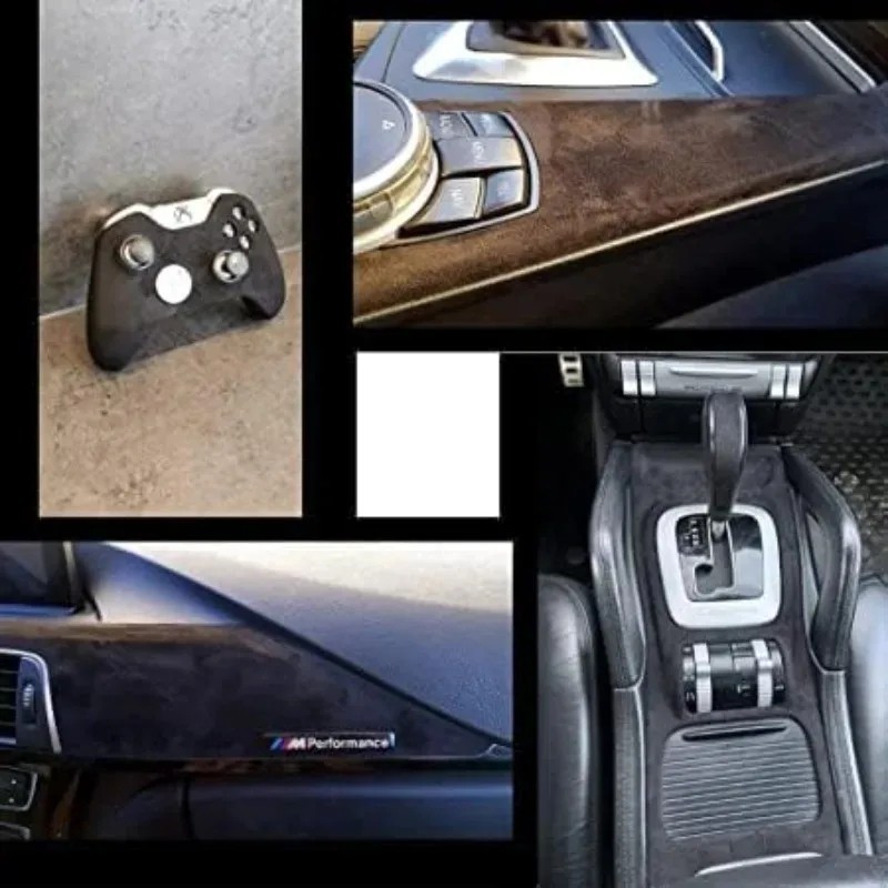 Self-Adhesive Suede Fabric for Car Upholstery Modification Door Panel Repair Pat