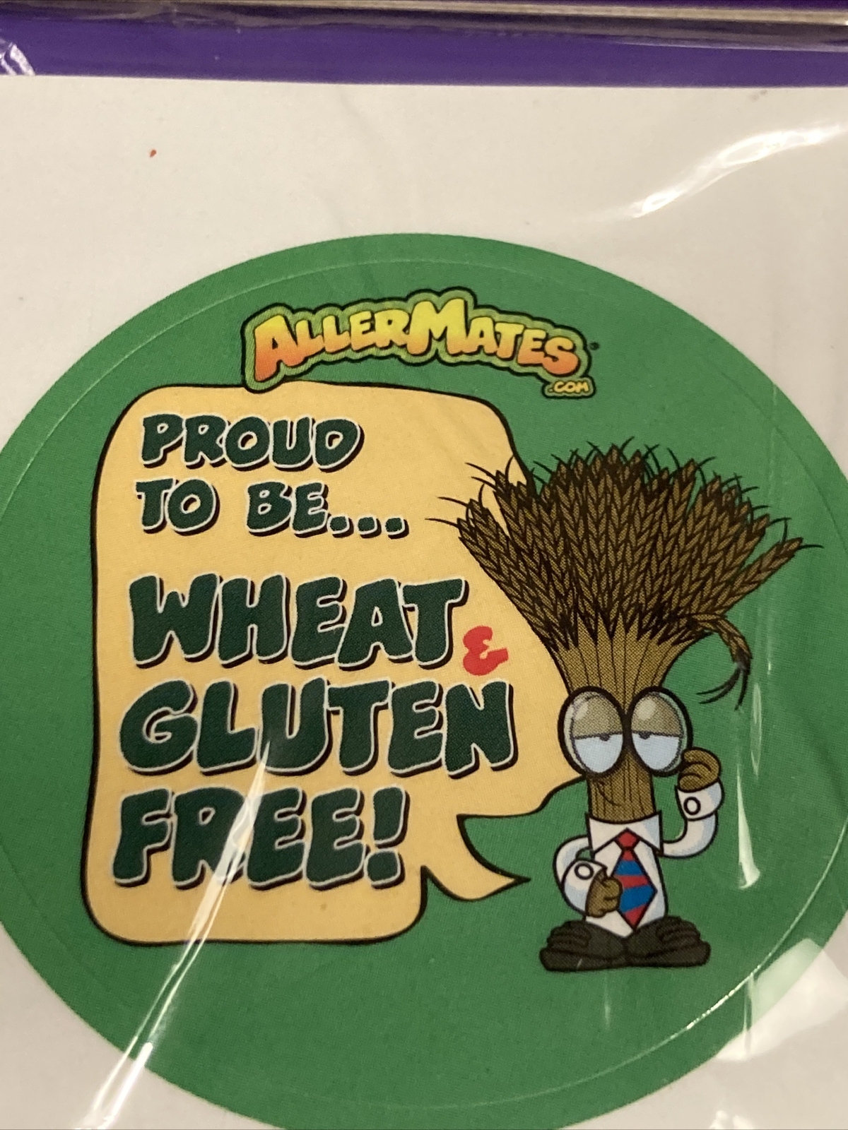 AllerMates Allergy Alert Stickers Gluten Free 24ct New Teacher Daycare Parent