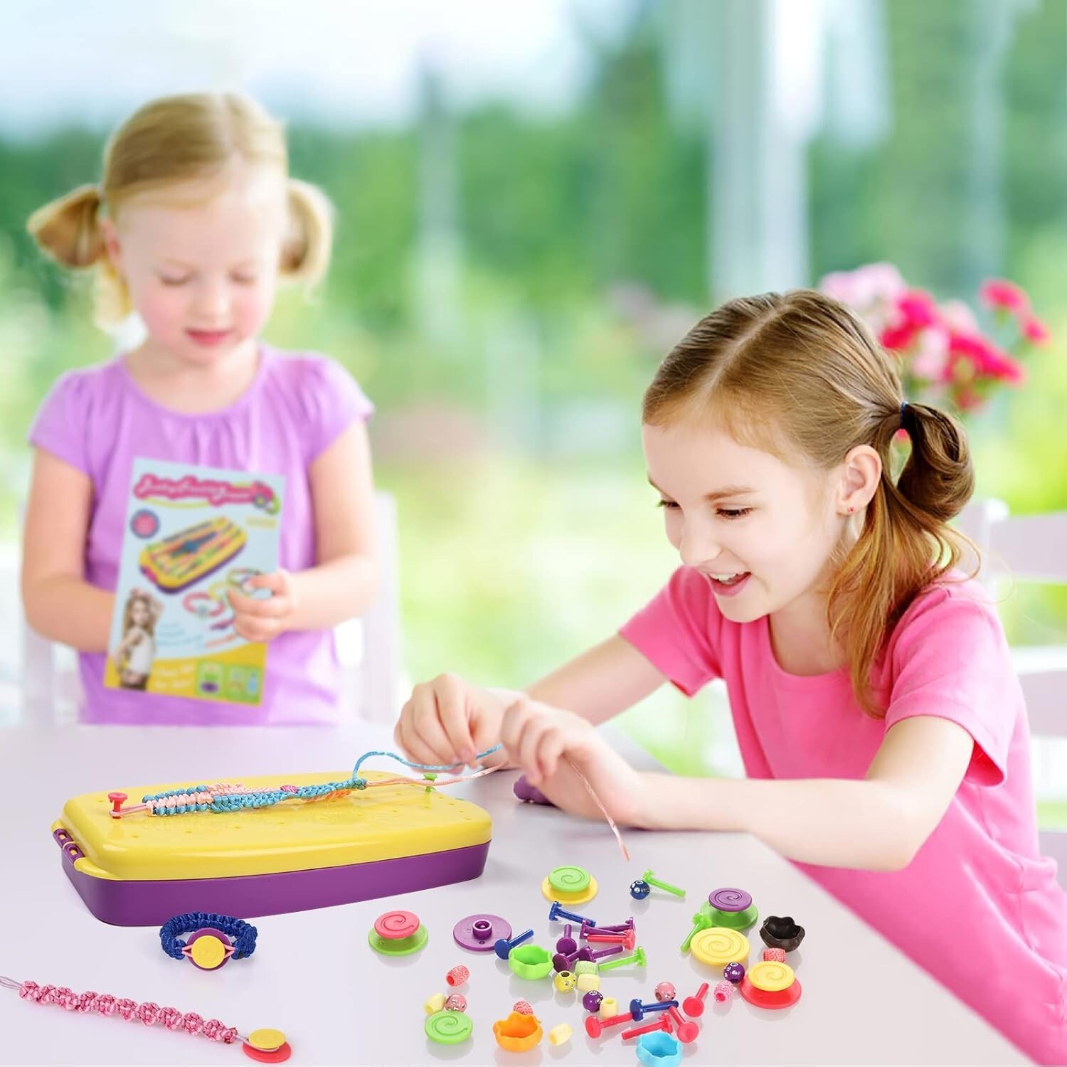 Friendship Bracelet Making Kit for Teen Girls DIY Bracelet Maker Kit Gift Toy