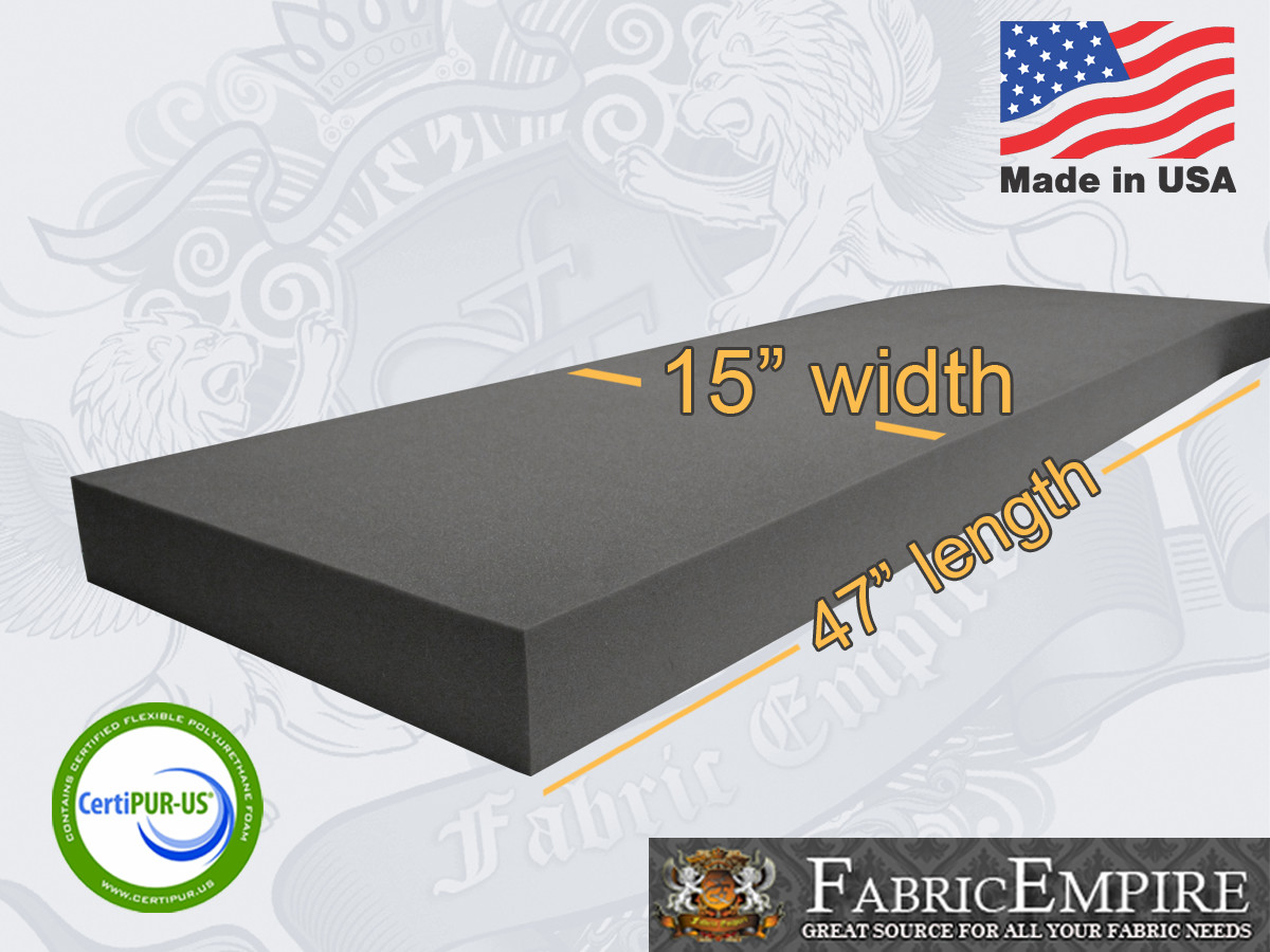 15×47 Firm Rubber Foam Sheet Premium Seats Cushion Upholstery USA MADE – NF33