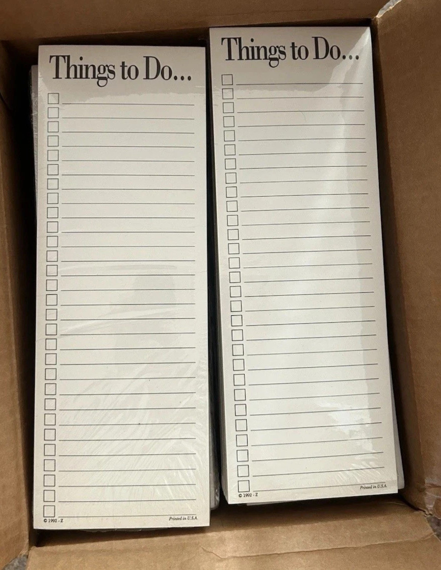 NEW Old Stock: 1992 Vintage Bulk Paper – Assorted Note Pads and Quantities