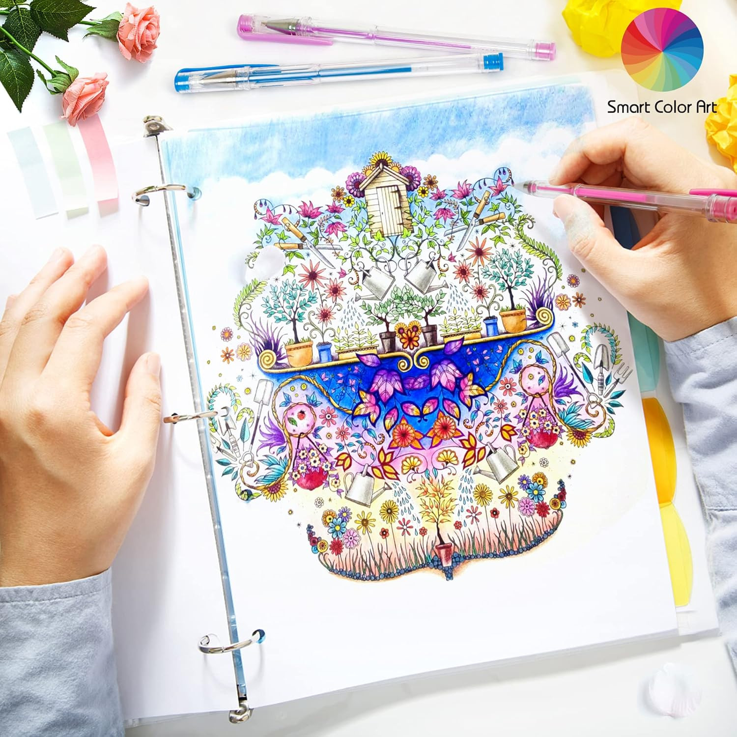 320 Pack Gel Pens Set, 160 Colors Gel Pen with 160 Refills