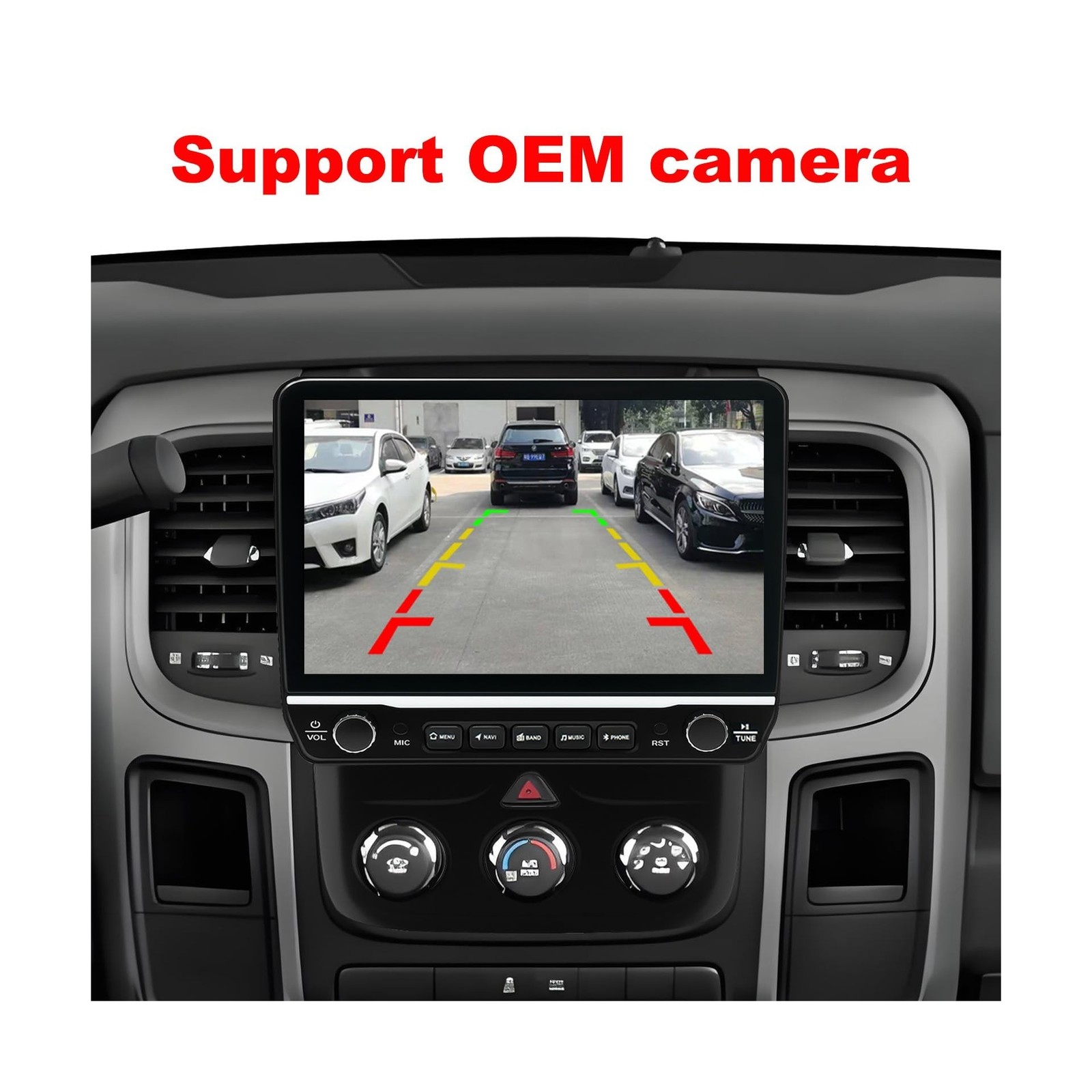 for Dodge RAM 1500 Classic Radio Upgrade 2019 2020 2021 2022 2023 2024,QLED S…