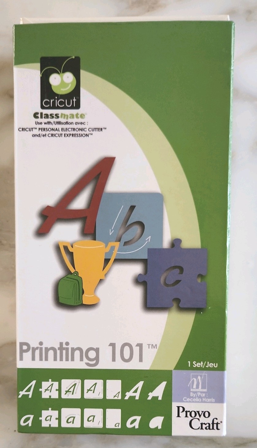Cricut Shapes Art Cartridge Lot Of 6