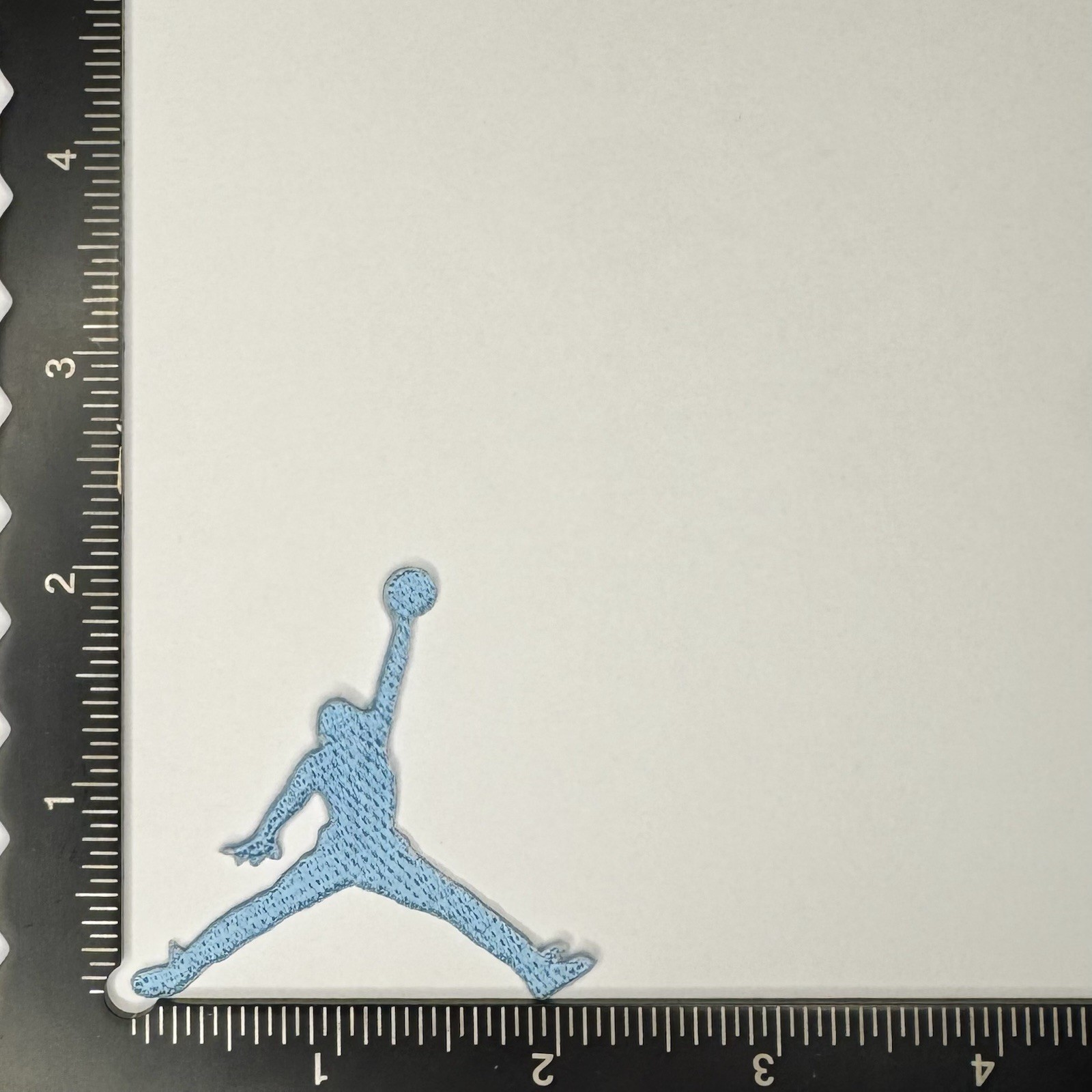 Blue – Air Jordan Jump Man 2 inch Sew/Iron On Embroidered Badge Jeans Bag, Hat