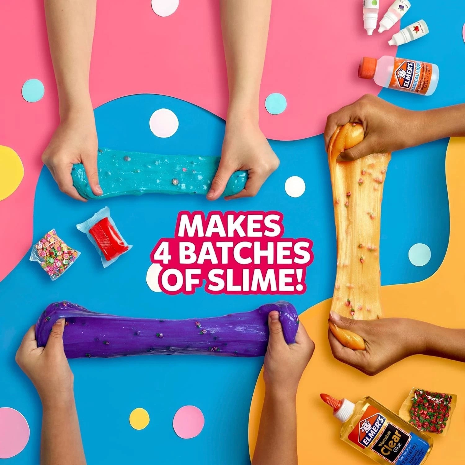 Fruity Fusion Slime Making Kit – Non-Toxic Fun for Kids with Scents & Colors