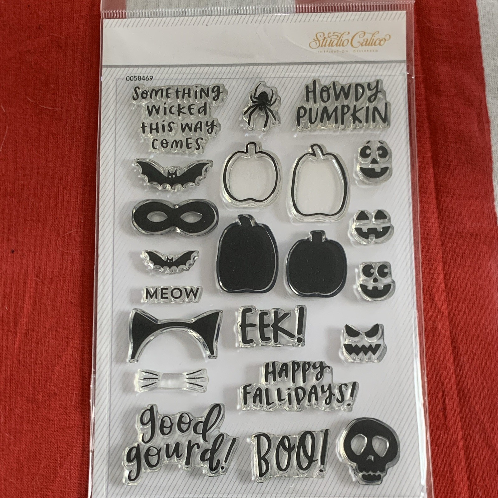 Studio Calico Halloween Clear Photopolymer Stamps Set Model/MPN 0058469