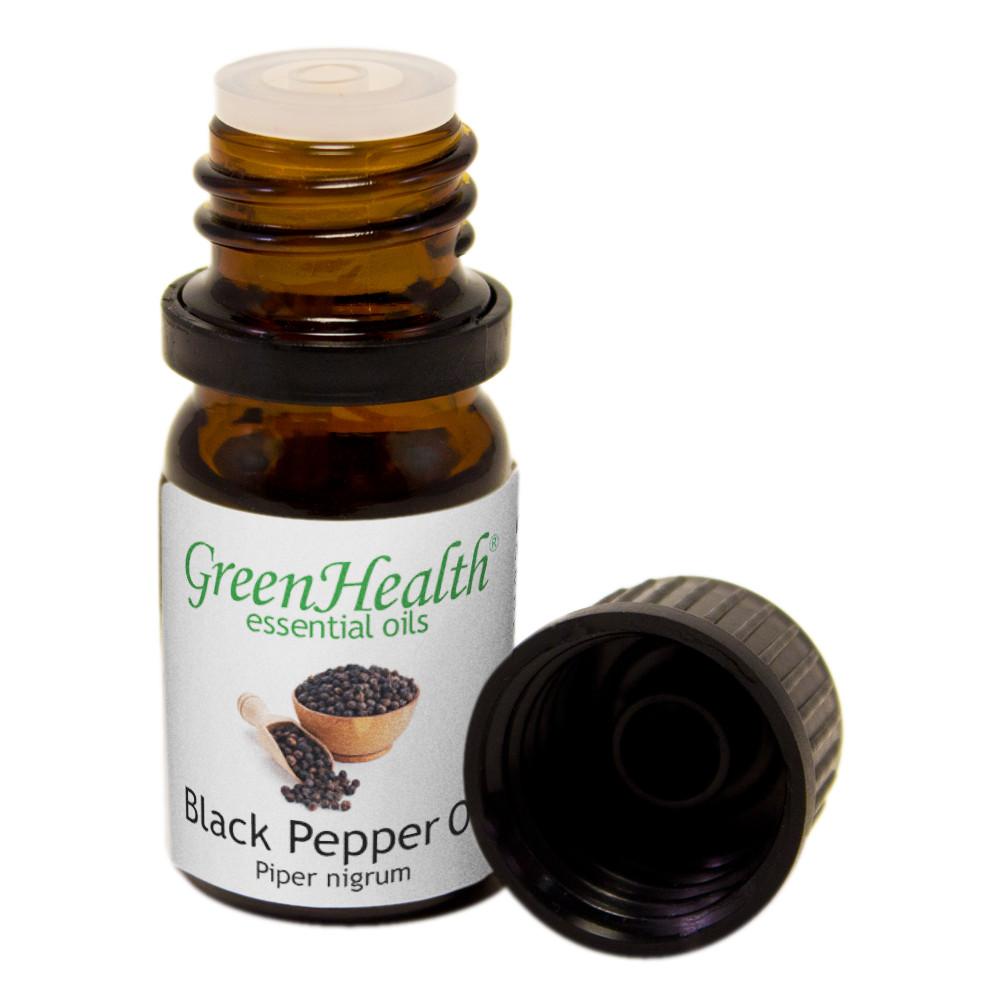 5 ml Black Pepper Essential Oil (100% Pure & Natural) – GreenHealth