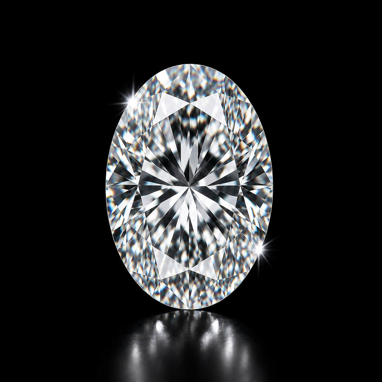 4 Ct Lab Grown White Diamond Oval Cut VVS1 D Grade Loose Stone 1 Pc