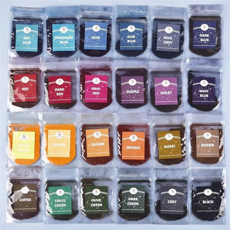 10g Fabric Dye Powder for Cotton Nylon Tie-Dye Clothes Color Repair Pigment