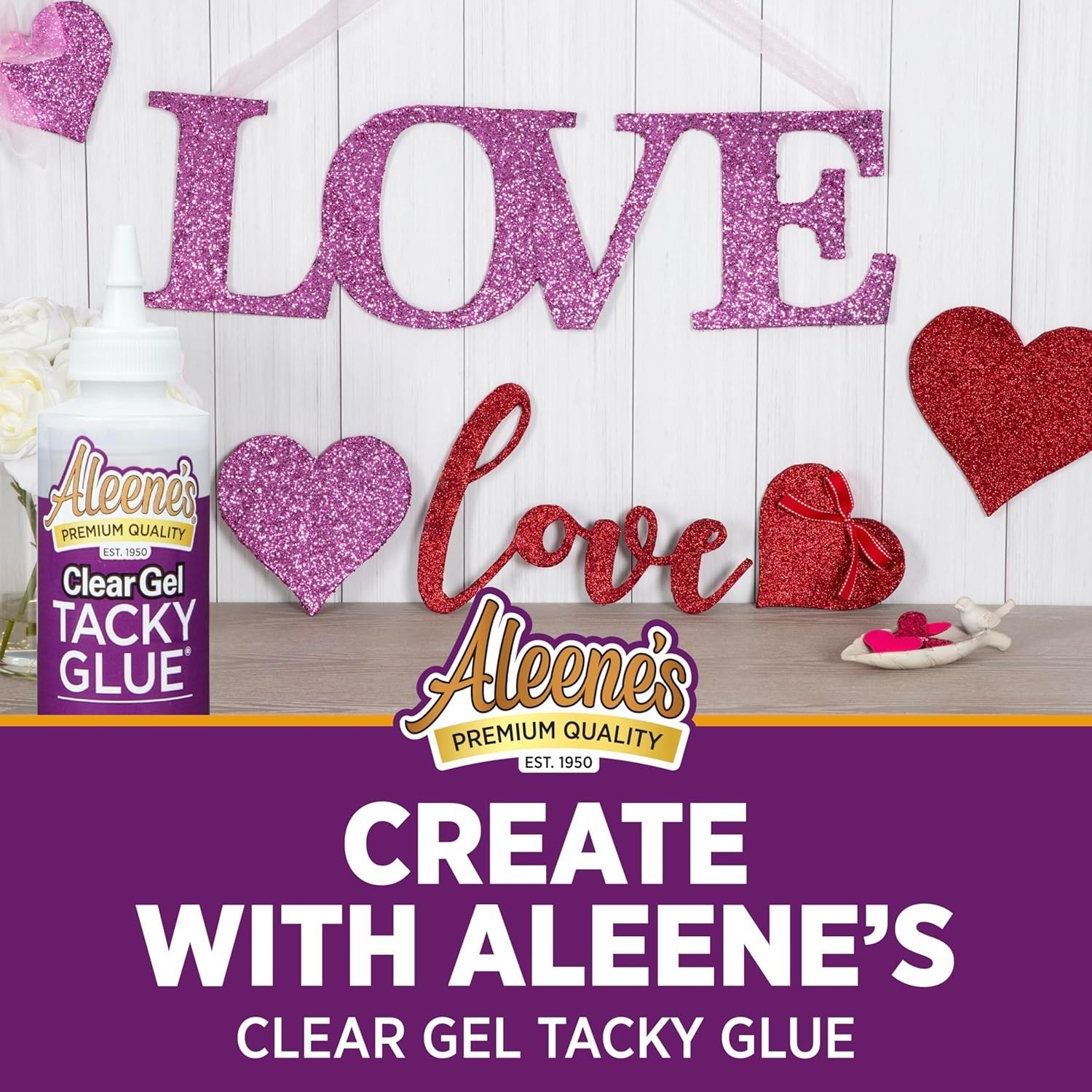 Eco-Friendly Clear Gel Tacky Glue, 4 Fl Oz – Dries Crystal Clear for All Crafts