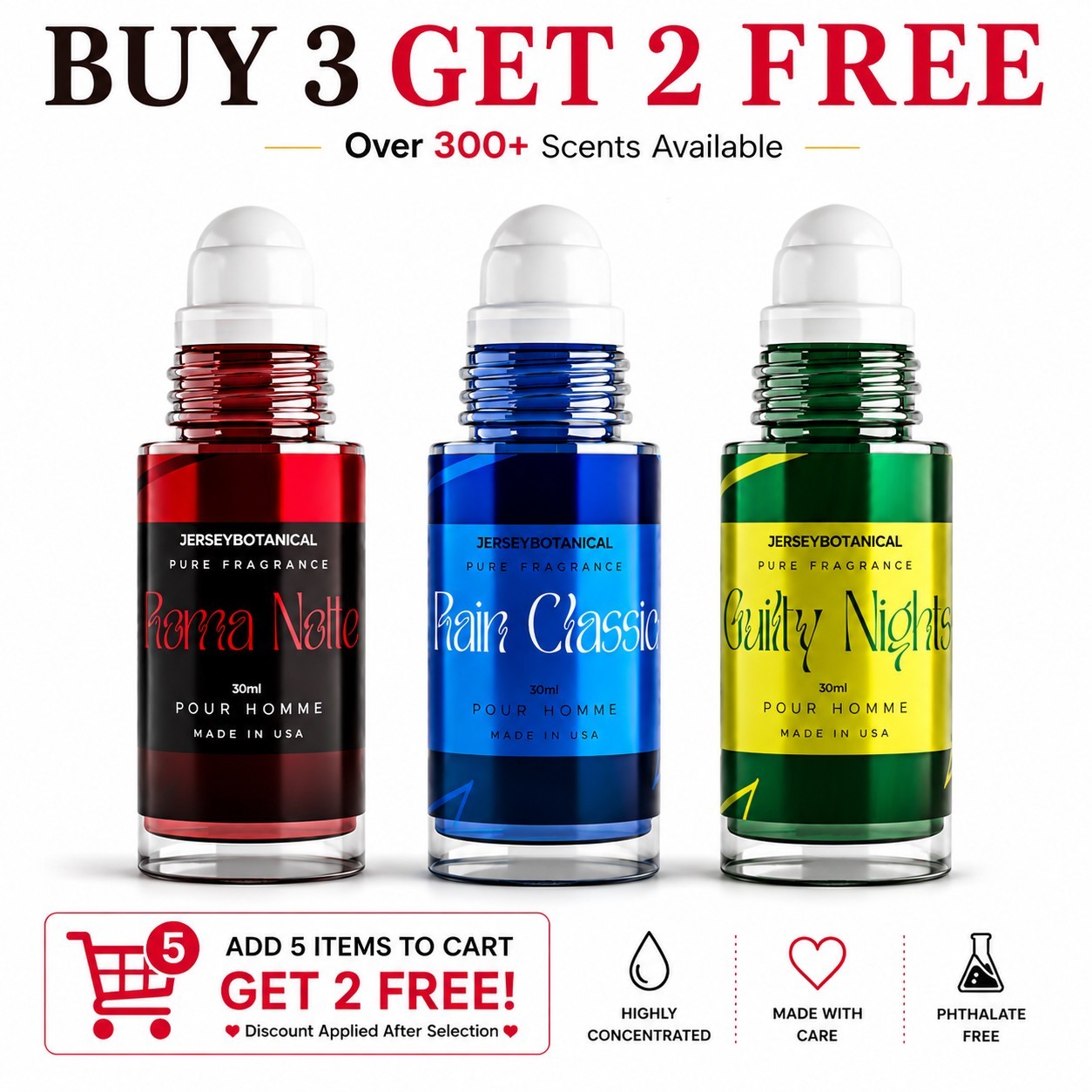 Jumbo Roll On 30 ml. Body Oil Perfume Women Cologne Men Scented Fragrance
