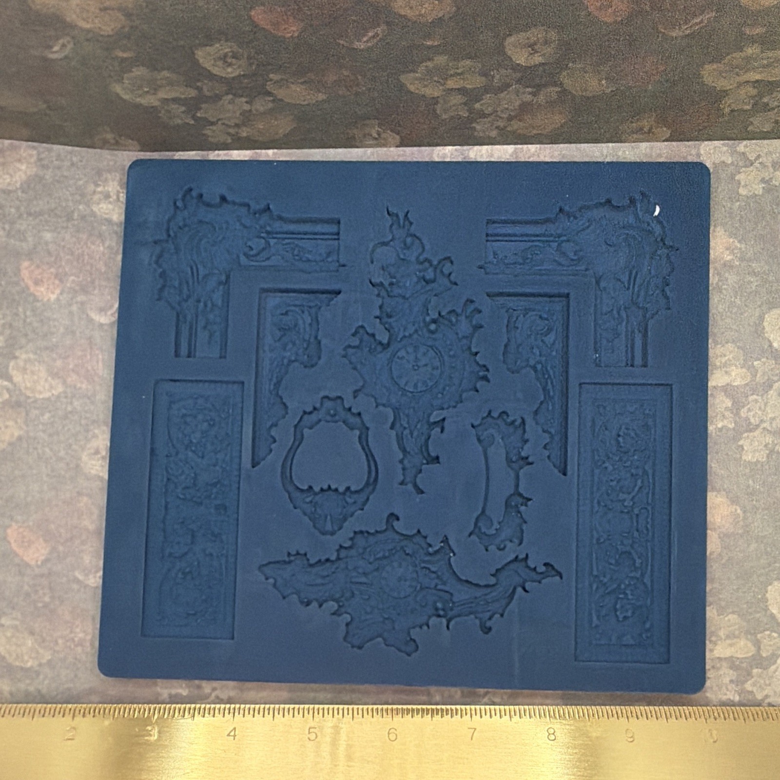 Baroque Ornaments Silicone Mould by Zuri Designs