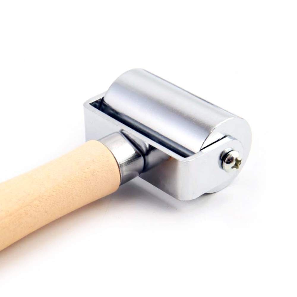 Leather Press Edge Roller Leather Glue Laminating Tool Platen Tool 60mm/2.4″inc