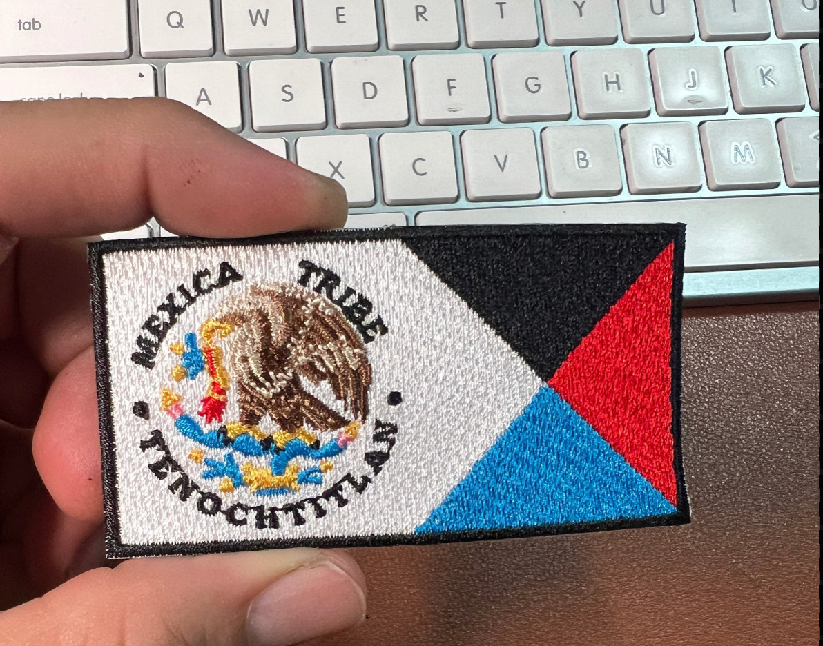Mexica Tribe patch Tenochtitlan, Aztec, Mexico, Tribal Flag, Mexican (#33)