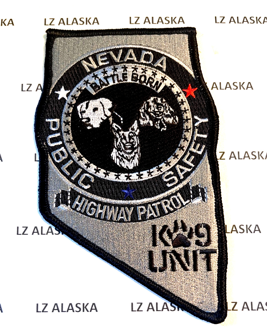 NEVADA DEPARTMENT OF PUBLIC SAFETY / HIGHWAY PATROL K-9 UNIT PATCH PD6