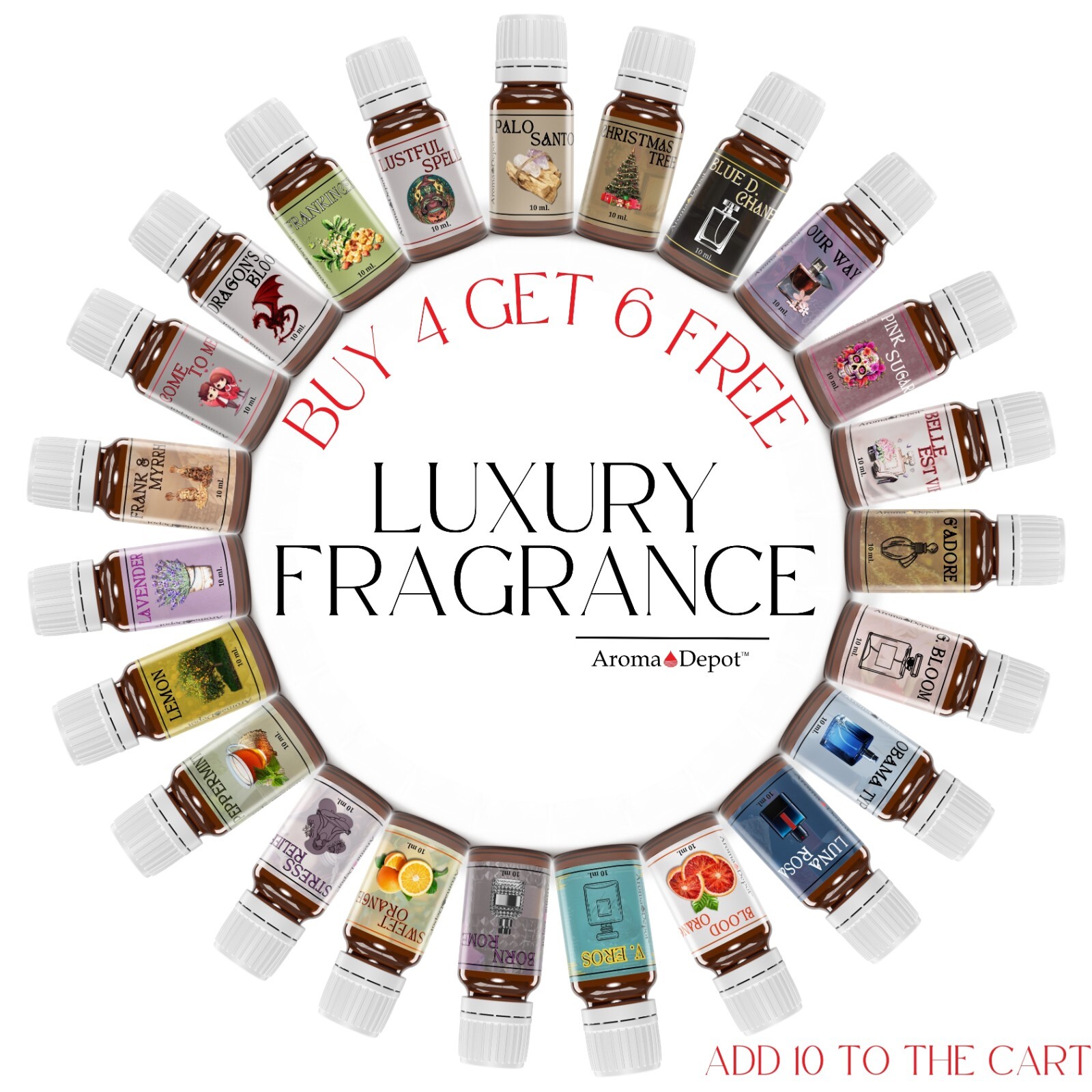 Essential Oil 10ml. – For Soap Making, Perfumery, Candle Making, Body Butters