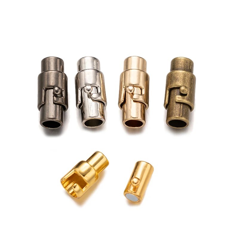 5Pcs Magnetic Clasps Connectors for Bracelet Necklace Leather Cord Closures
