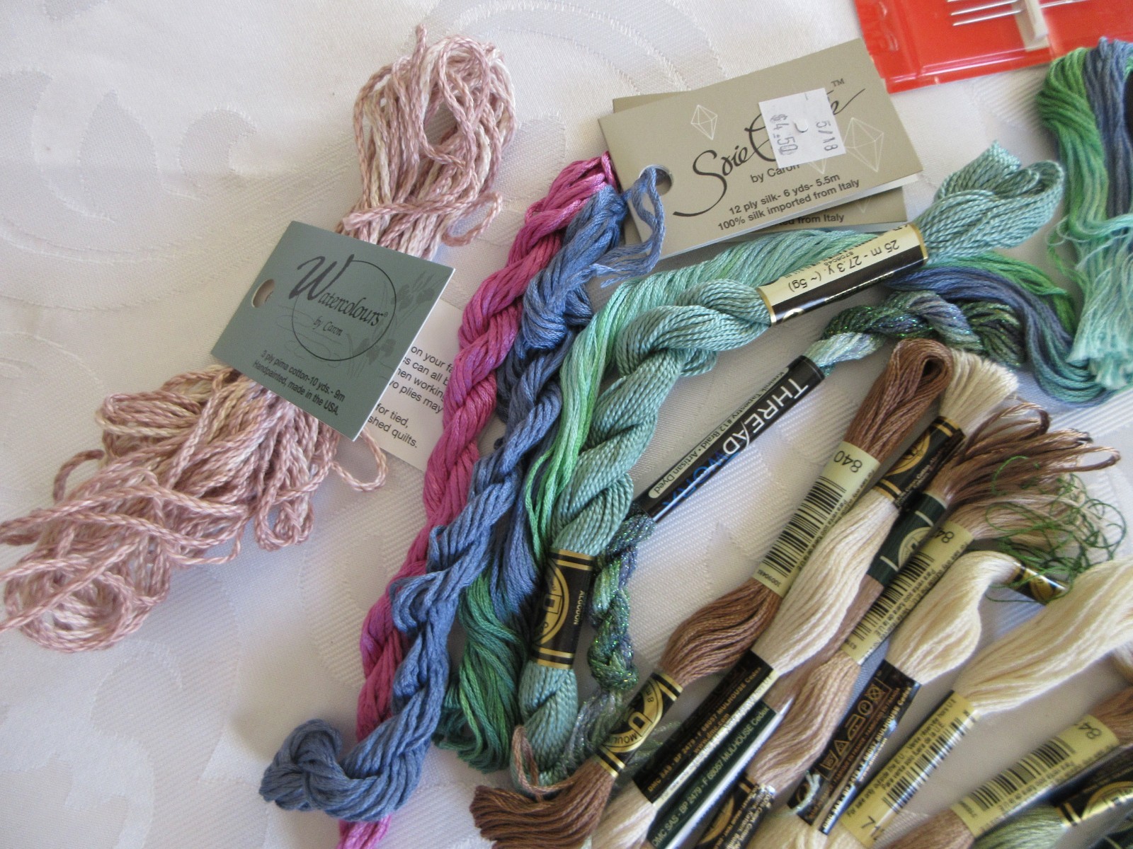 SPECIALTY Needlepoint Threads, MIXED LOT RAINBOW GALLERY KREINIK DMC CARON
