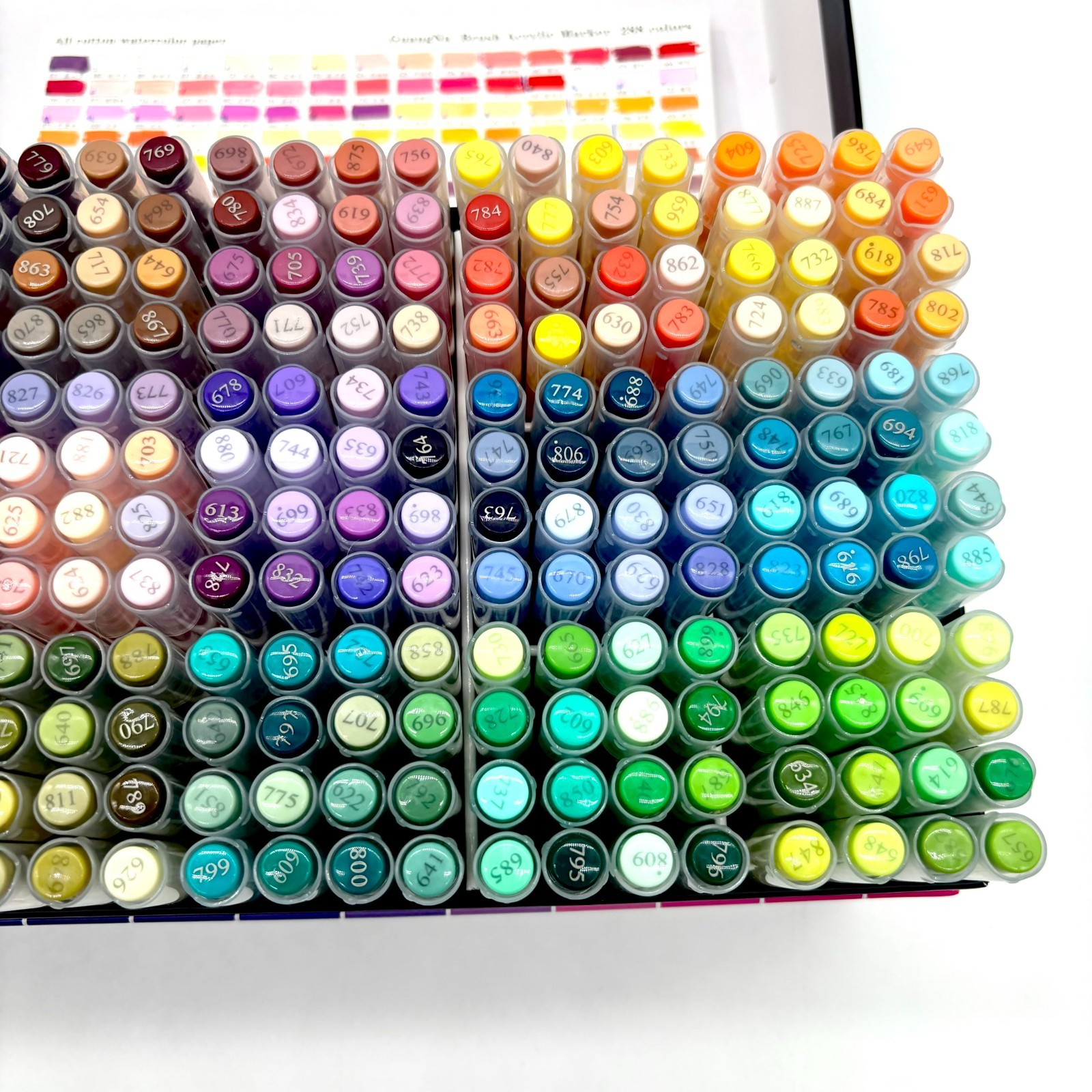 GuangNa Non-Toxic Brush Water-Based Acrylic Marker GN. 8101-288 – 288 Colors
