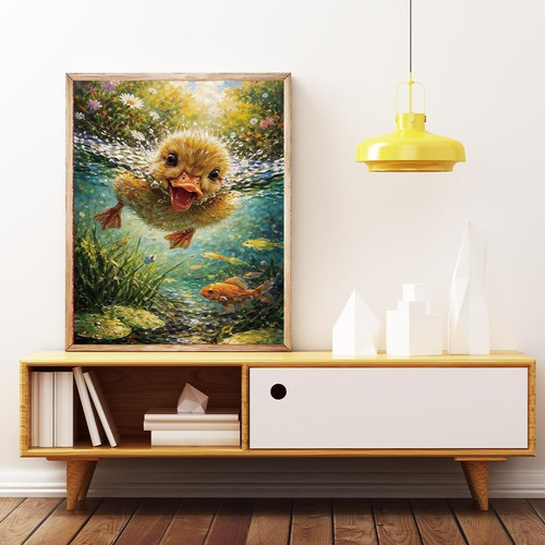 5D Diamond Painting Kit 12 x 16 Inch DIY Art Craft for Adults
