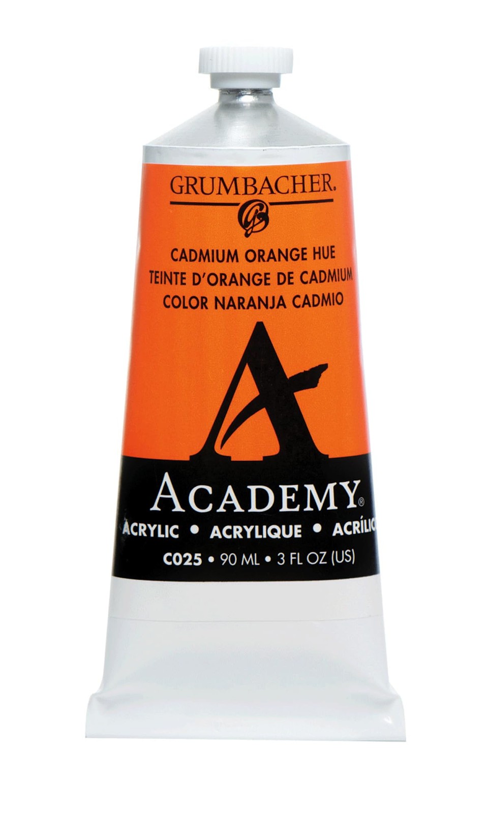 Academy Acrylic Paint Gloss 90ml 3 oz Metal Tube Burnt Sienna Art Supplies