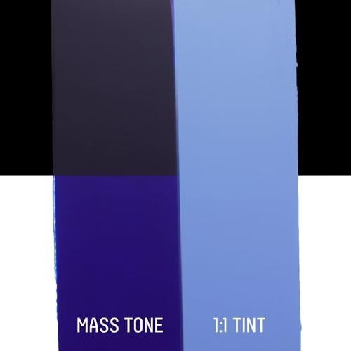 Acrylic Paint Heavy Body 138ml Tube Ultramarine Blue Green Shade High Viscosity