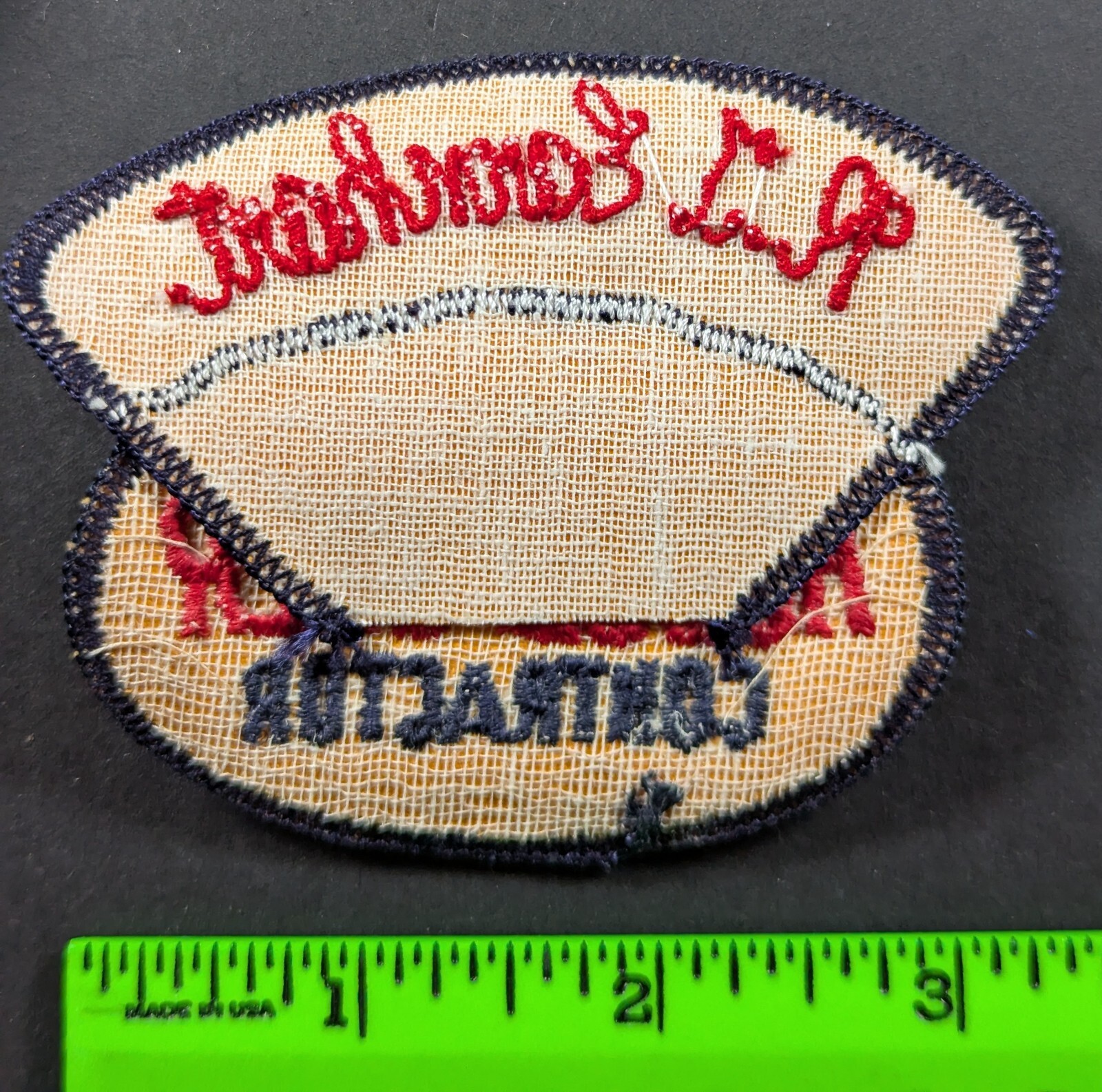 Vintage RJ Earnhart Horsepower Contractor Car Auto Oil Gas Truck Patch