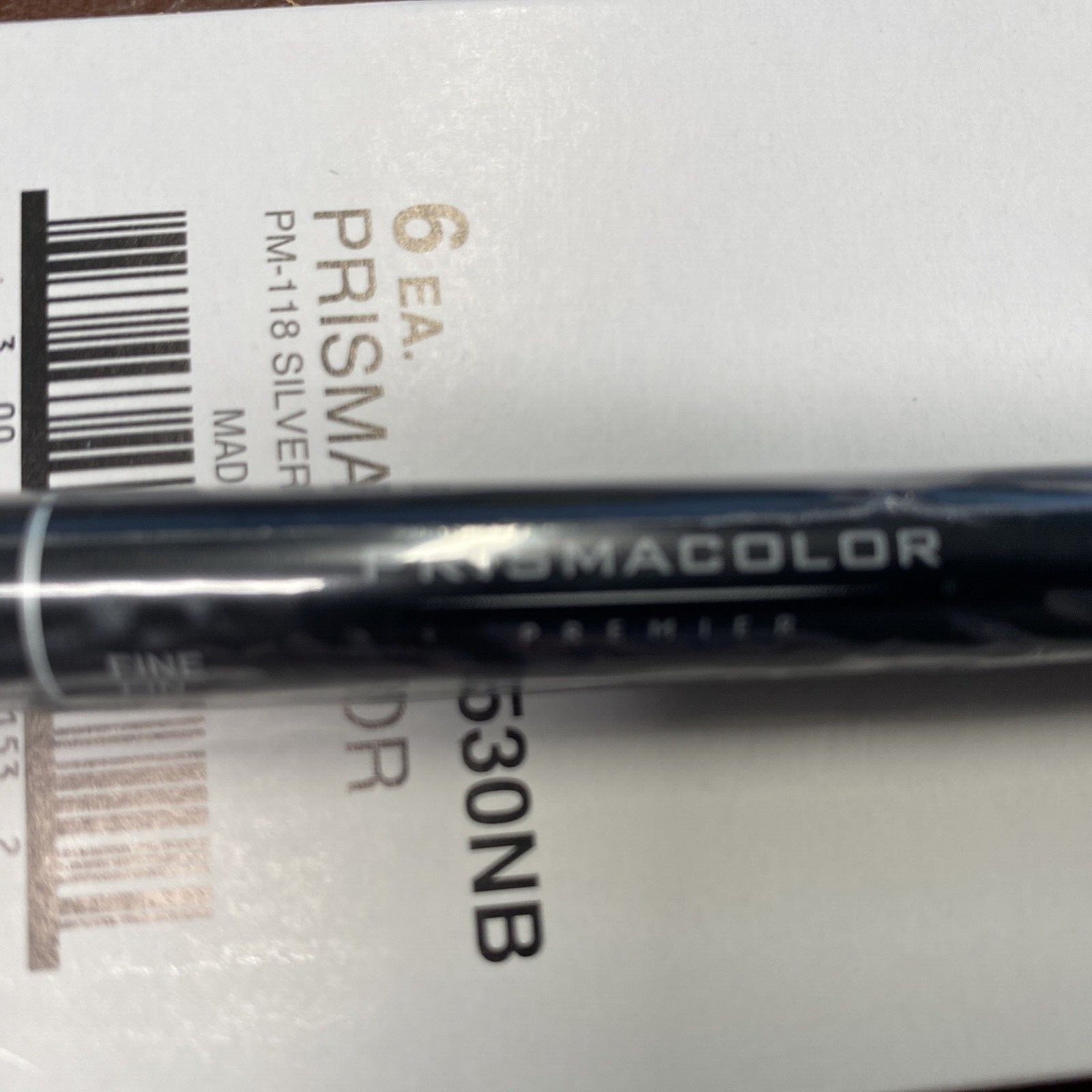 Prismacolor Metallic Silver Marker Discontinued PM-118 Fine Point New Sealed