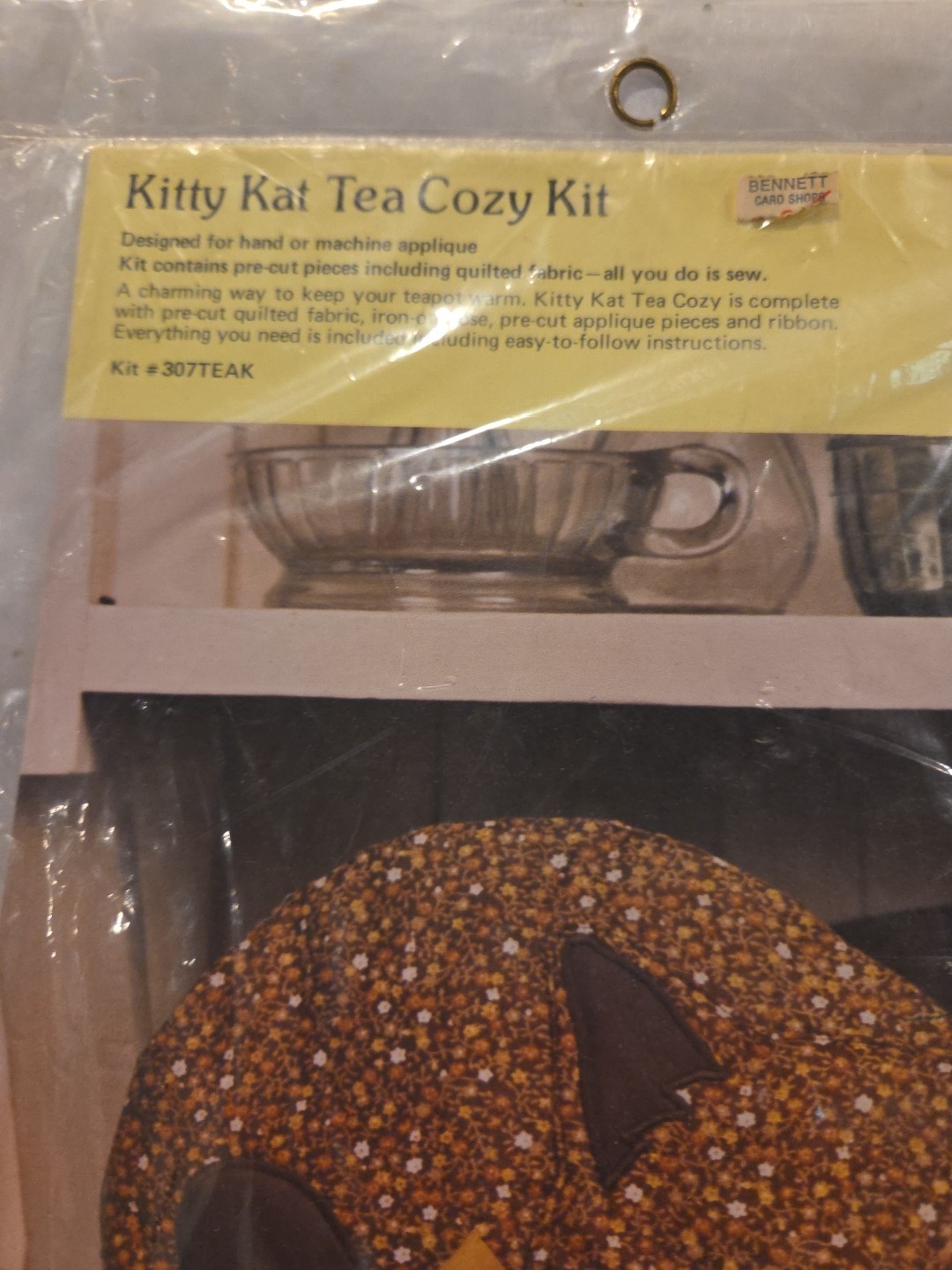 Kitty Kat Tea Cozy Kit By Needle In The Haystack VTG